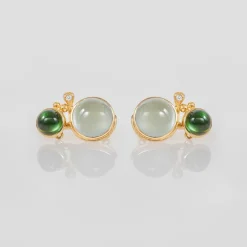 Ole Lynggaard Earring Pairs-Lotus Stud Earrings