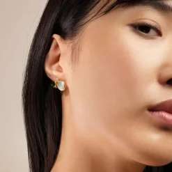 Ole Lynggaard Earring Pairs-Lotus Stud Earrings