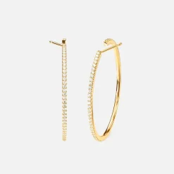Ole Lynggaard Earring Pairs-Love Bands creols giga