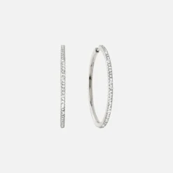 Ole Lynggaard Earring Pairs-Love Bands creols large