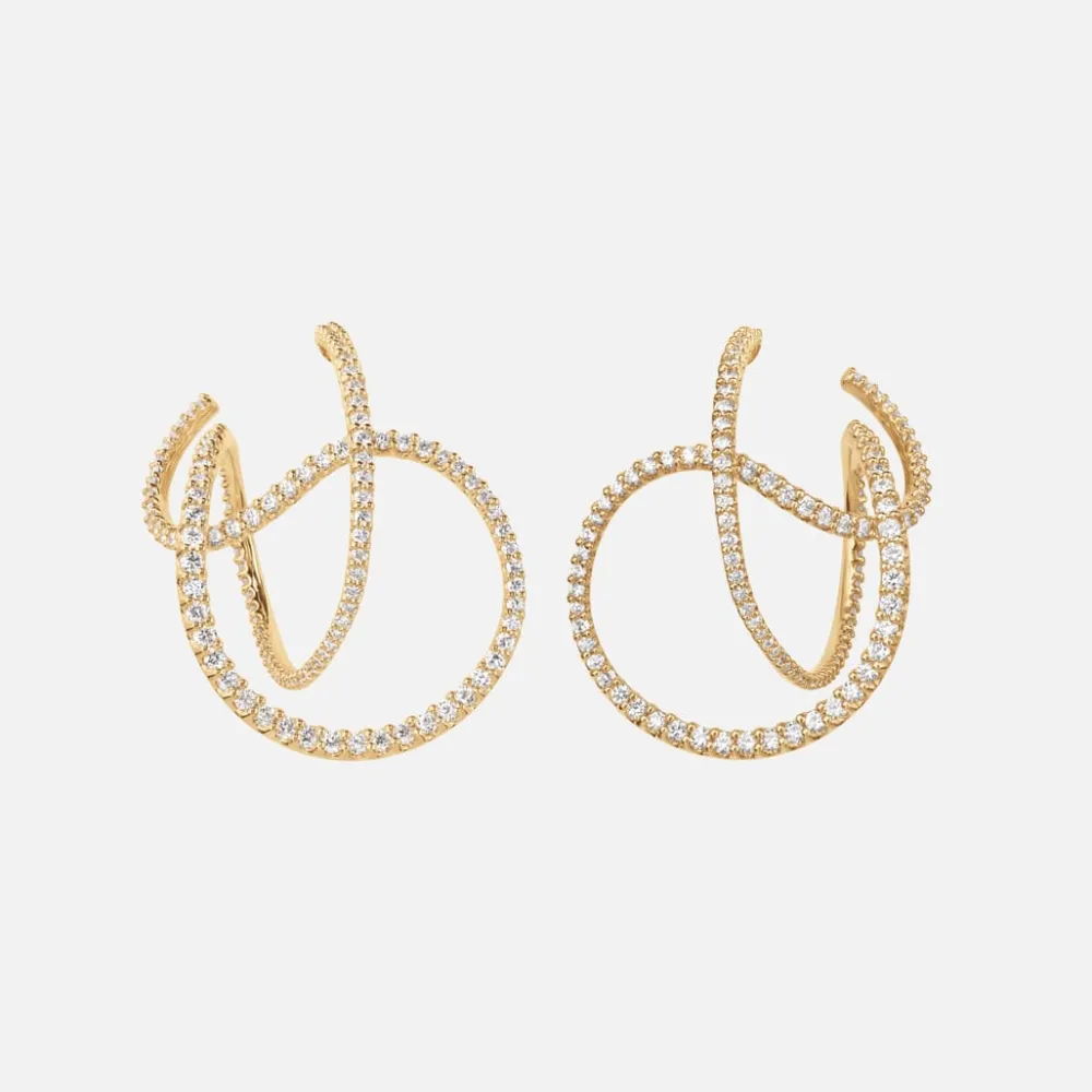 Ole Lynggaard Earring Pairs | High Jewellery-Love Bands Earrings Twisted