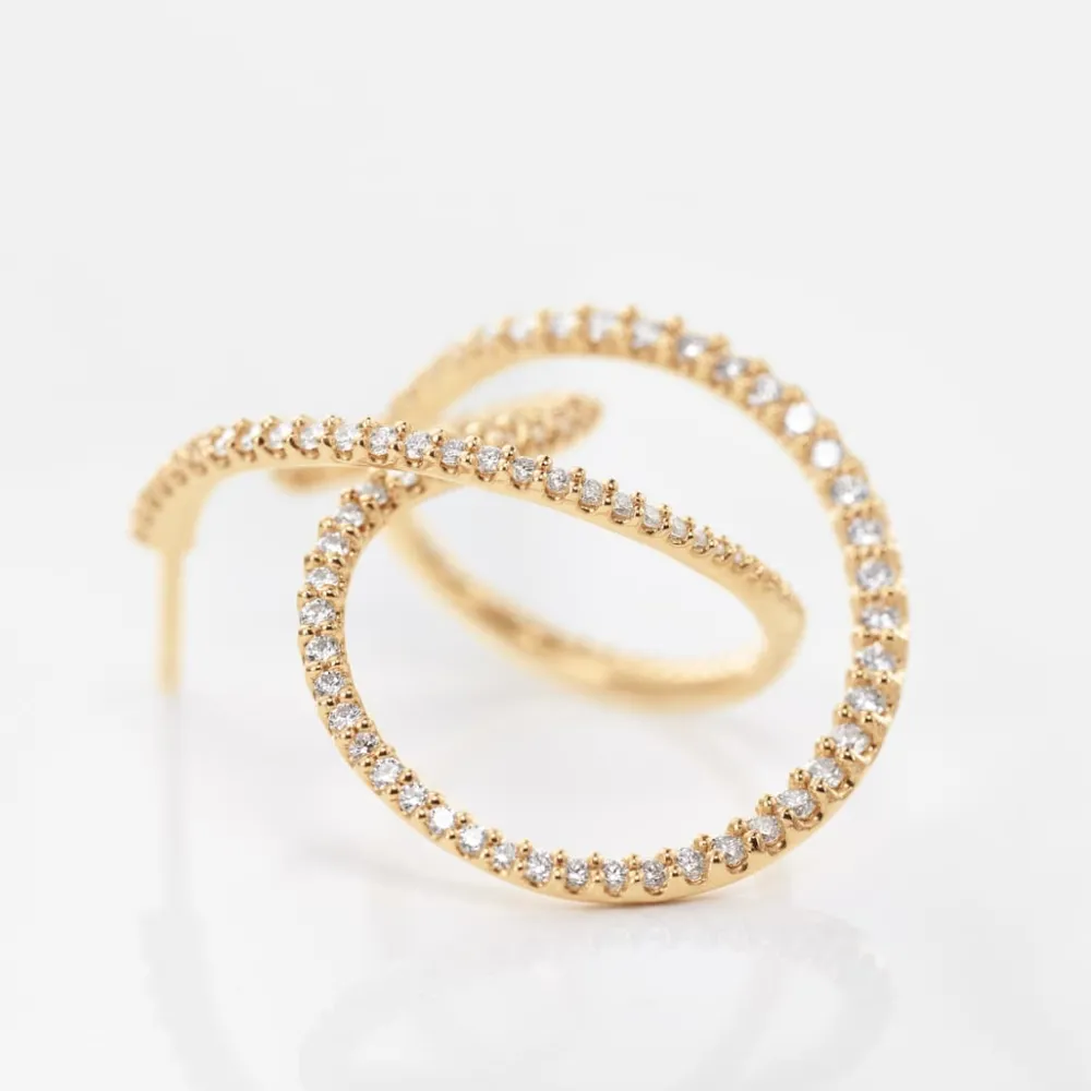 Ole Lynggaard Earring Pairs | High Jewellery-Love Bands Earrings Twisted