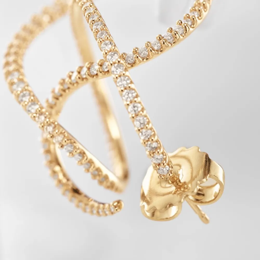 Ole Lynggaard Earring Pairs | High Jewellery-Love Bands Earrings Twisted