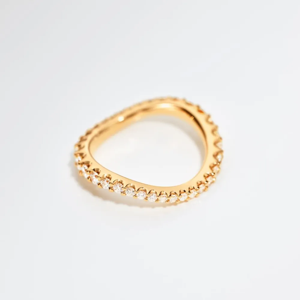 Ole Lynggaard Rings-Love Bands ring curved wide