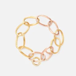 Ole Lynggaard Bracelets-Love bracelet heavy with charm pavé
