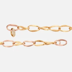 Ole Lynggaard Bracelets-Love bracelet medium with charm pavé