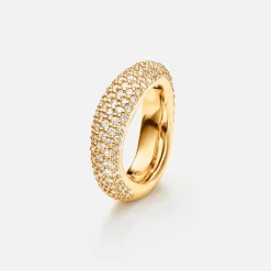 Ole Lynggaard Rings-Love ring 5 pavé