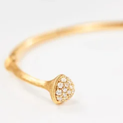 Ole Lynggaard Bracelets-Nature bangle pavé