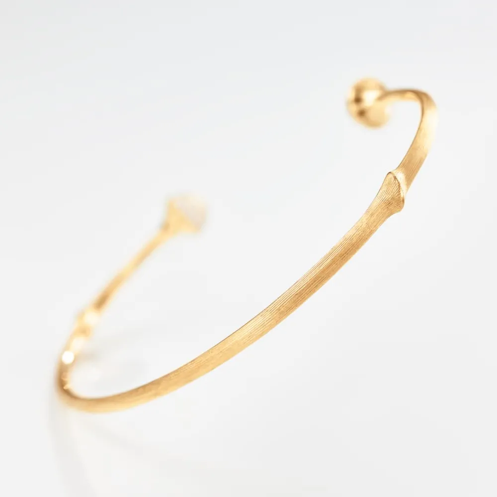 Ole Lynggaard Bracelets-Nature bangle pavé
