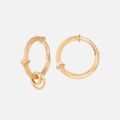 Ole Lynggaard Earring Pairs-Nature creoles large
