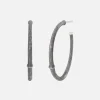 Ole Lynggaard Earring Pairs-Nature creols large