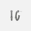 Ole Lynggaard Earring Pairs-Nature creols small