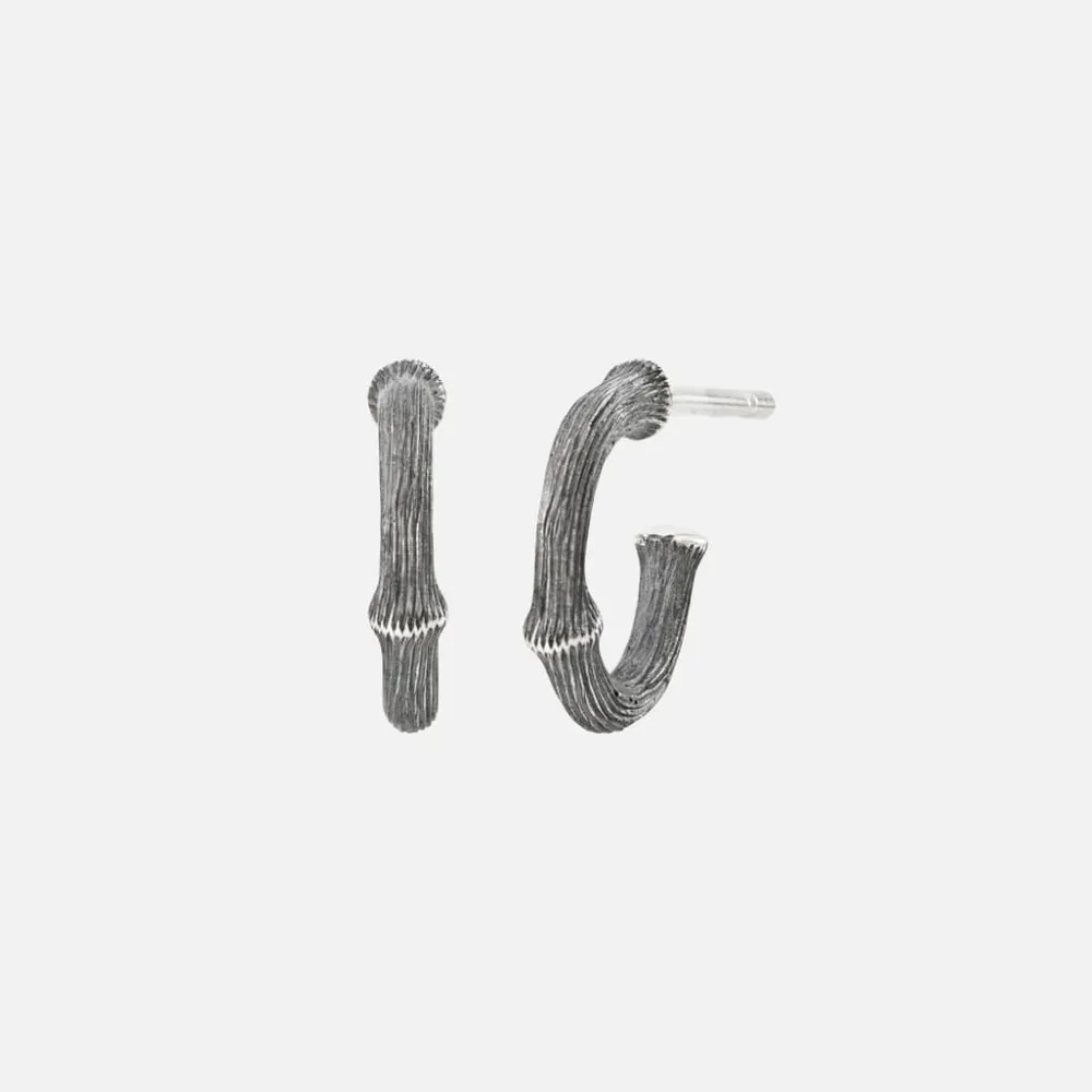 Ole Lynggaard Earring Pairs-Nature creols small