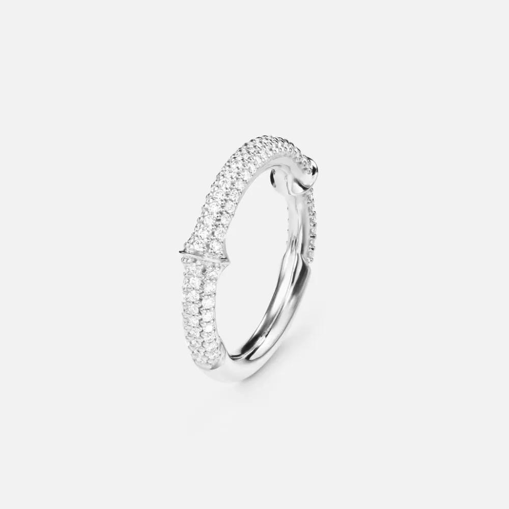 Ole Lynggaard Rings-Nature ring IV pavé