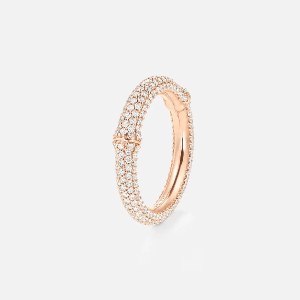Ole Lynggaard Rings-Nature ring IV pavé