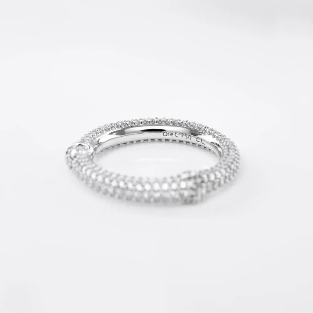 Ole Lynggaard Rings-Nature ring IV pavé