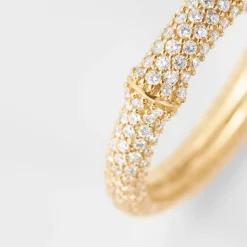 Ole Lynggaard Rings-Nature ring IV pavé
