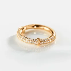 Ole Lynggaard Rings-Nature ring IV Pavé