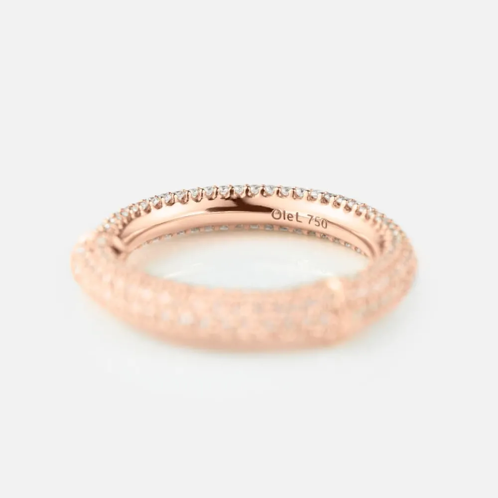 Ole Lynggaard Rings-Nature ring IV pavé