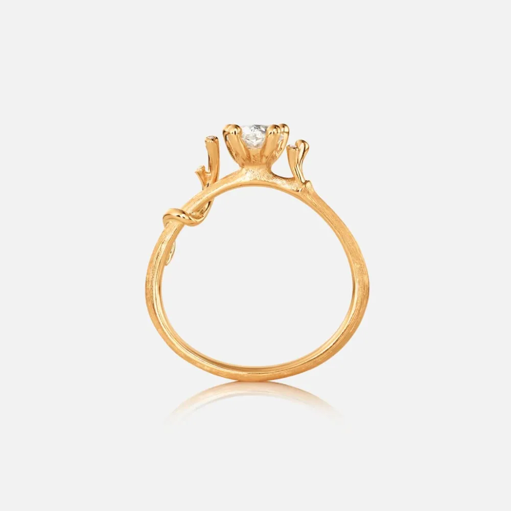 Ole Lynggaard Rings-Nature Solitaire ring