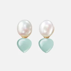 Ole Lynggaard Earring Pairs-Shell stud earrings