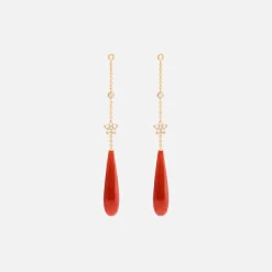 Ole Lynggaard Earring Pendants And Drops-Shooting Stars earring pendants