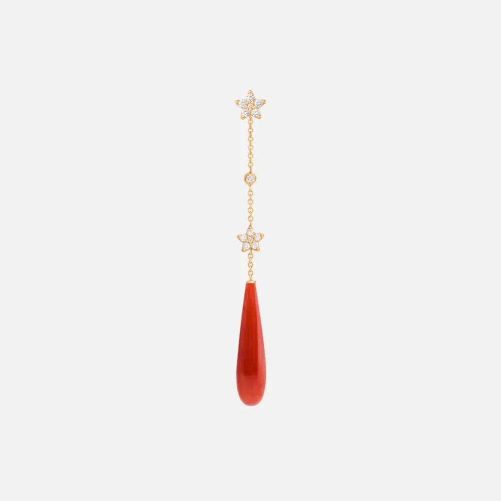 Ole Lynggaard Earring Pendants And Drops-Shooting Stars earring pendant