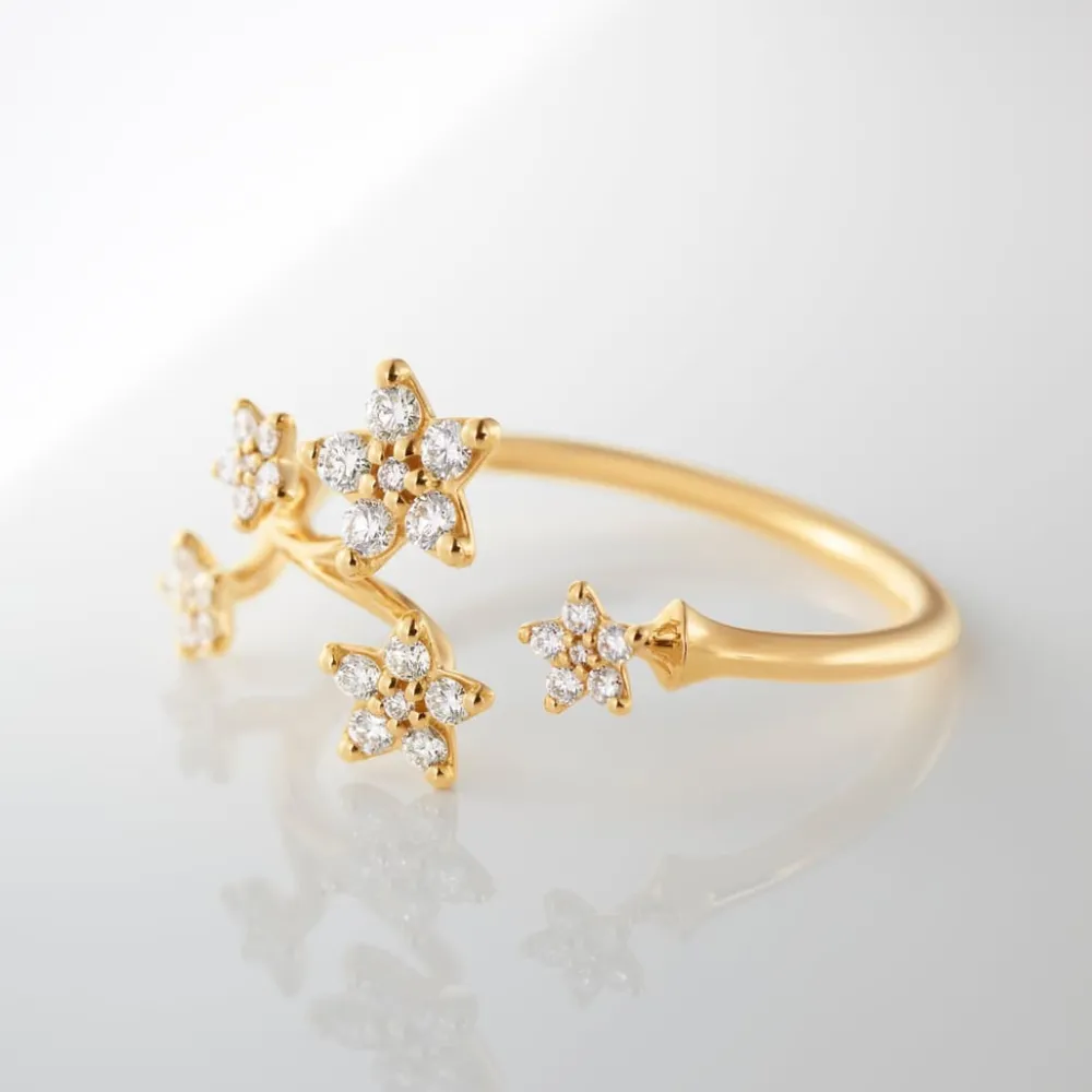 Ole Lynggaard Rings | Most Popular-Shooting Stars ring large