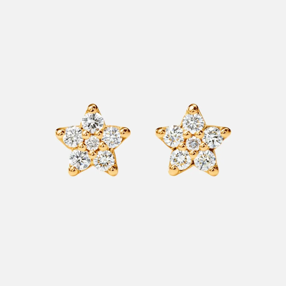 Ole Lynggaard Earring Pairs-Shooting Stars stud earrings large