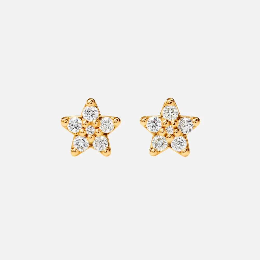 Ole Lynggaard Earring Pairs-Shooting Stars stud earrings small