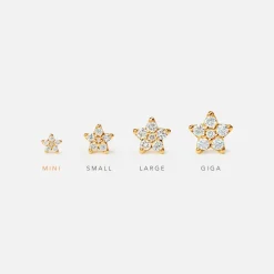 Ole Lynggaard Earring Singles-Shooting Stars stud earring mini