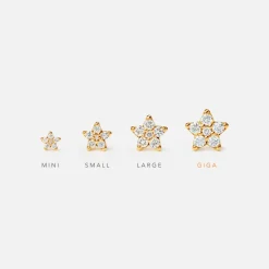 Ole Lynggaard Earring Pairs-Shooting Stars stud earrings giga