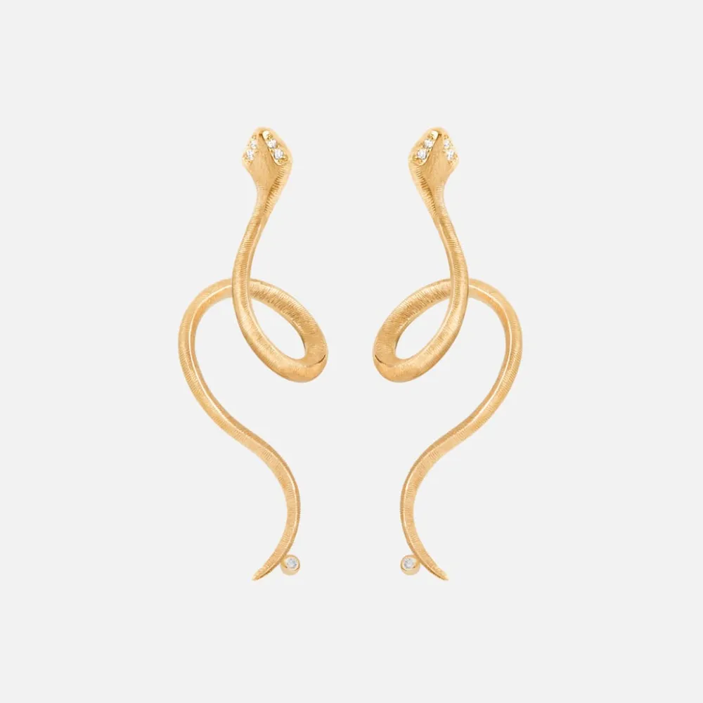 Ole Lynggaard Earring Pairs-Snakes earrings