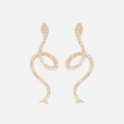 Ole Lynggaard Earring Pairs | High Jewellery-Snakes earrings pavé