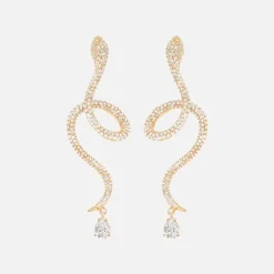 Ole Lynggaard Earring Pairs | High Jewellery-Snakes earrings pavé