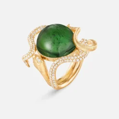 Ole Lynggaard Rings | High Jewellery-Snakes ring pavé
