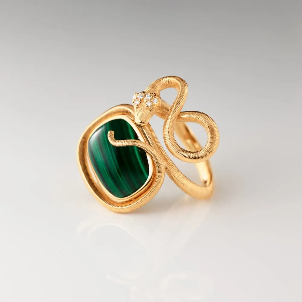 Ole Lynggaard Rings-Snakes ring petite