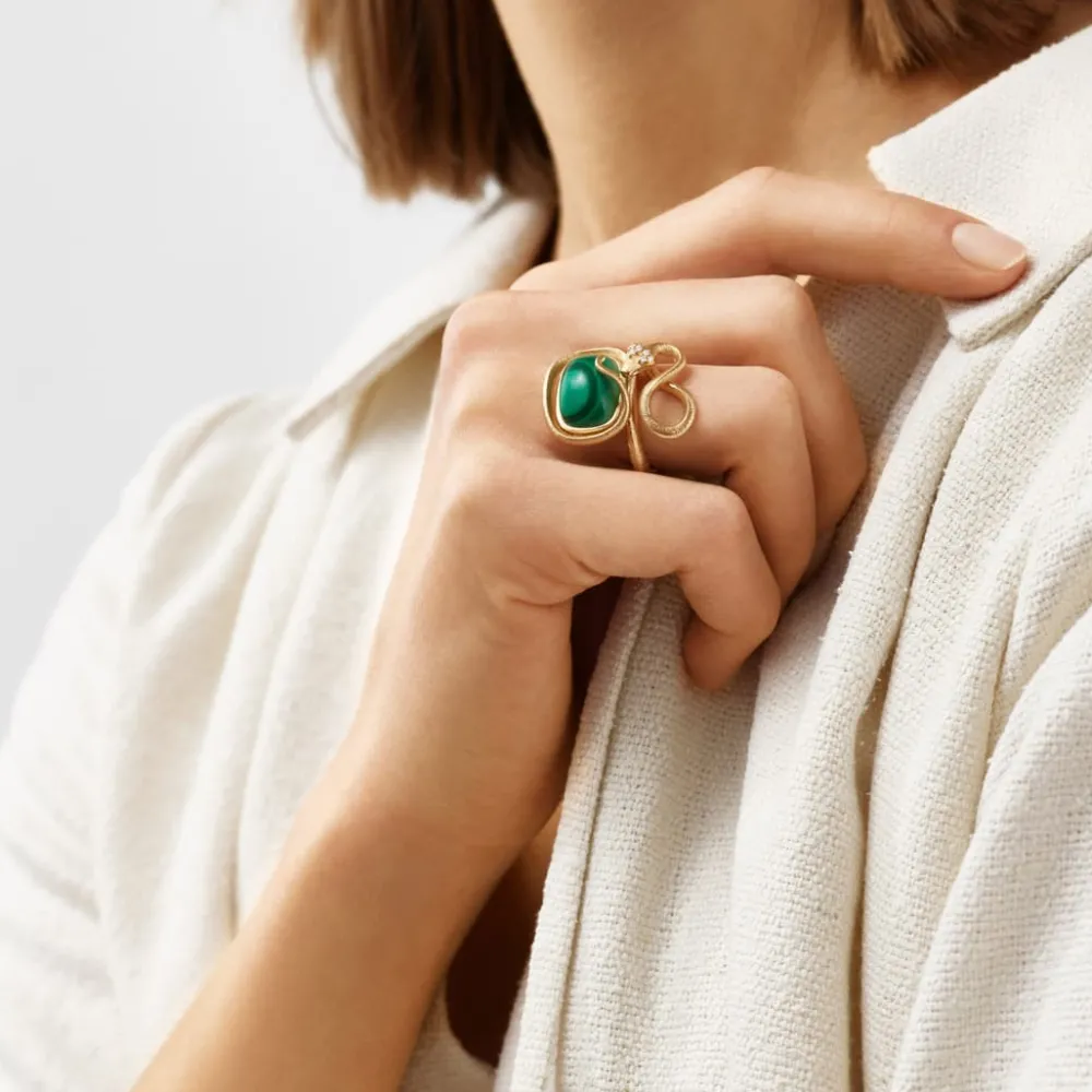 Ole Lynggaard Rings-Snakes ring petite