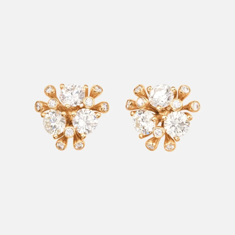 Ole Lynggaard Earring Pairs | High Jewellery-Stardust stud earrings