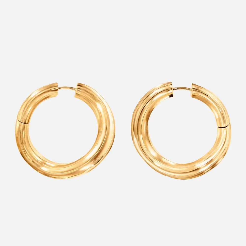 Ole Lynggaard Earring Pairs-Under The Sea Creoles Large