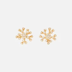 Ole Lynggaard Earring Pairs-Wild Rose stud earrings