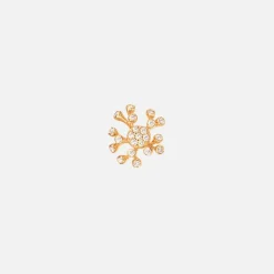 Ole Lynggaard Earring Singles-Wild Rose stud earrings