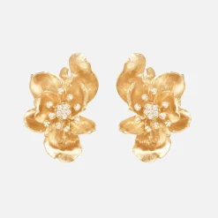 Ole Lynggaard Earring Pairs | New In-Wild Rose stud earrings