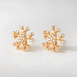 Ole Lynggaard Earring Pairs-Wild Rose stud earrings