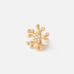 Ole Lynggaard Earring Singles-Wild Rose stud earrings