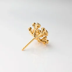 Ole Lynggaard Earring Singles-Wild Rose stud earrings