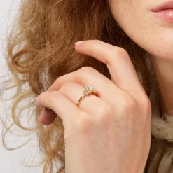 Ole Lynggaard Rings-Winter Frost Solitaire ring