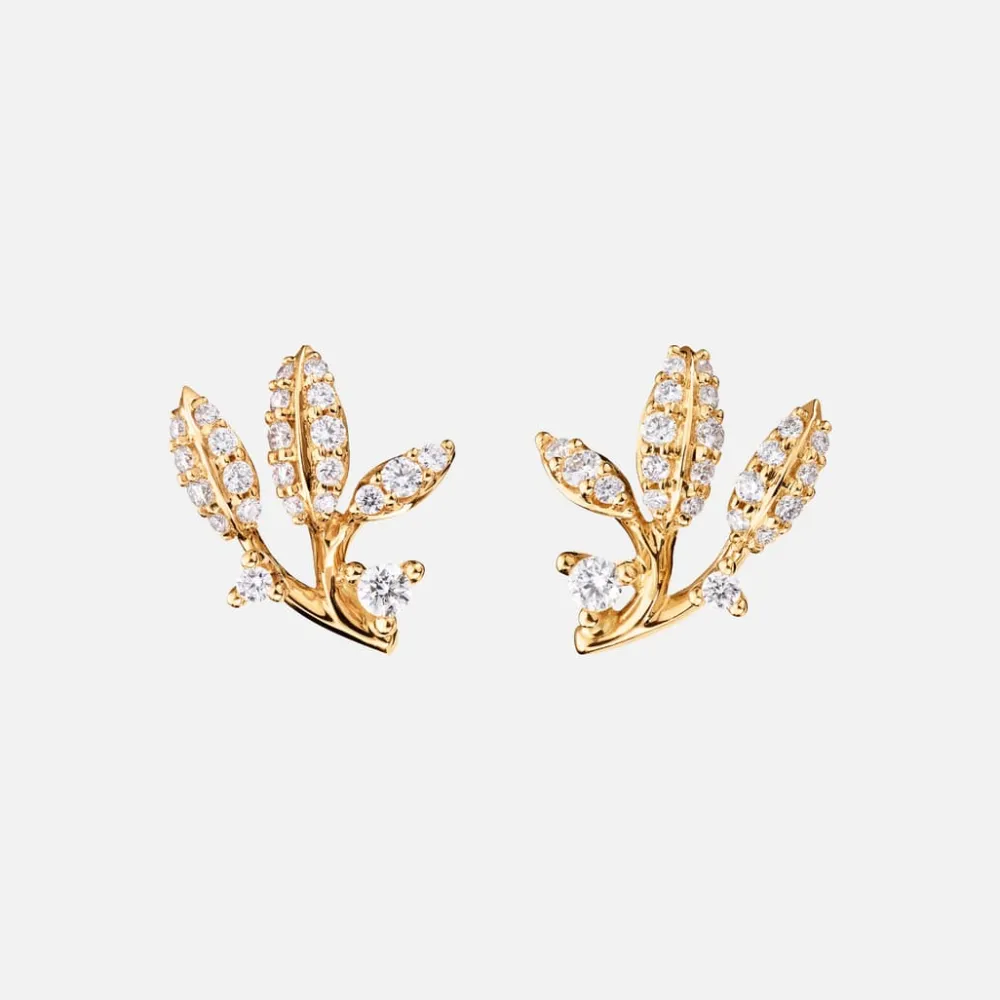 Ole Lynggaard Earring Pairs-Winter Frost stud earrings