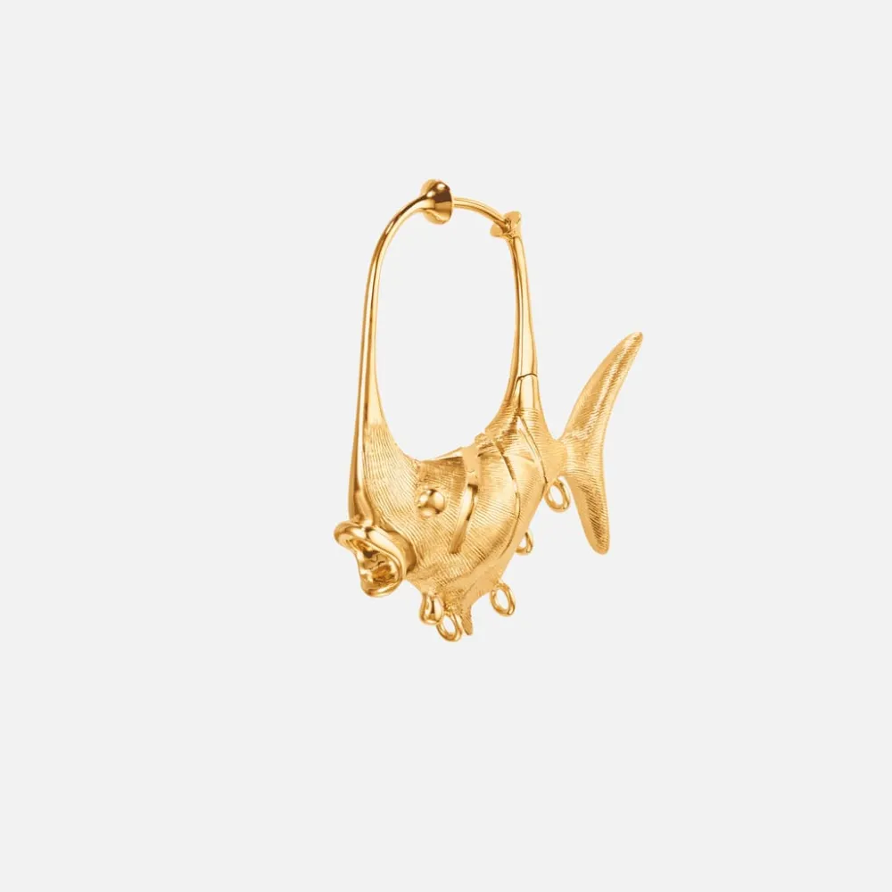 Ole Lynggaard Earring Singles-Young Fish Earring large